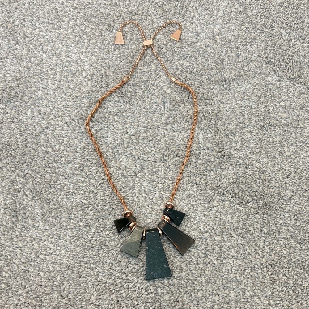 Kendra Scott Rhodes Rose Gold Adjustable Necklace